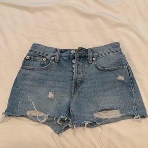 Free people we the free jean shorts